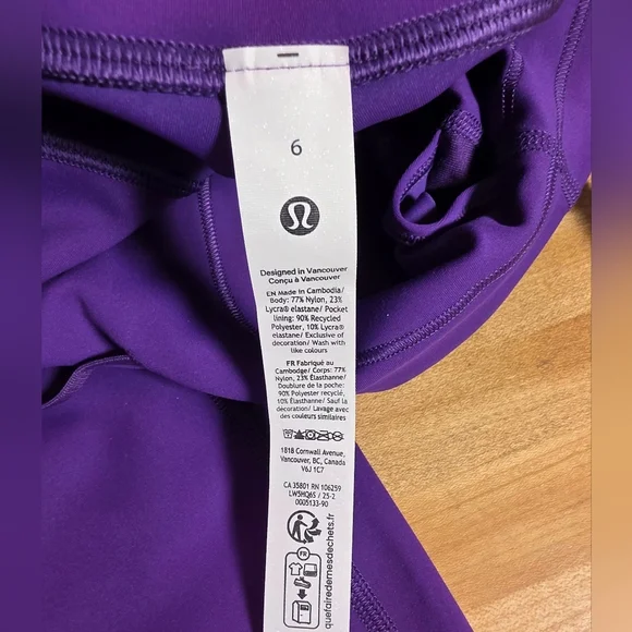 Lululemon Wunder Train High Waisted Leggings (YLEG3) - Picture 2 of 12